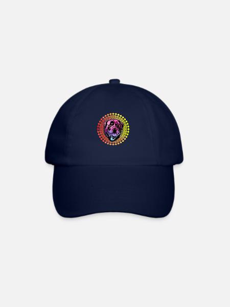 Rottweiler Retro - Baseballkappe - Blau/Blau
