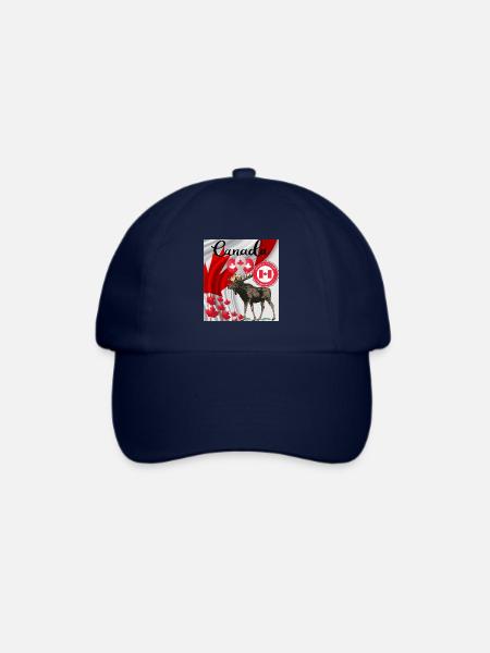 Kanada, Ahornblatt. - Baseballkappe - Blau/Blau