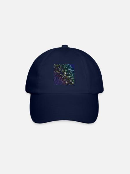 Sterne bunt Sternenhimmel Regenbogen Geschenkidee - Baseballkappe - Blau/Blau