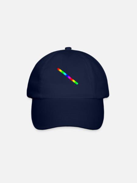 Sterne bunt Regenbogen Geschenkidee - Baseballkappe - Blau/Blau