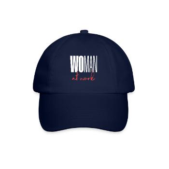 Woman at work - Baseballkappe - Blau/Blau - Vorne