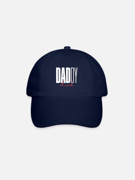Daddy Dad at work - Baseballkappe - Blau/Blau