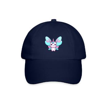 variation 21753aEinhorn Schmetterling Metamorphose - Baseballkappe - Blau/Blau - Vorne