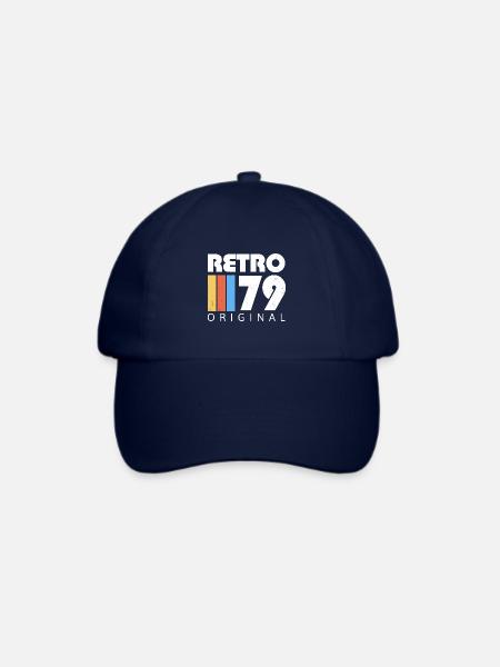 1979 Geburtstag geboren im Jahr 1979 Retro Vintage - Baseballkappe - Blau/Blau