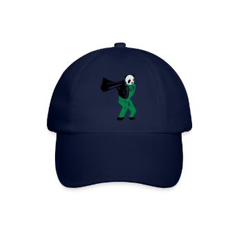 shooting panda - Baseballkappe - Blau/Blau - Vorne