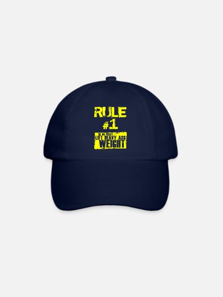 Rule no 1 - Baseballkappe - Blau/Blau