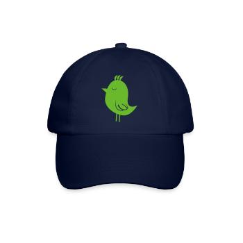 Vogel - Baseballkappe - Blau/Blau - Vorne