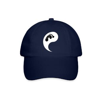 Weiße Baby Hälfte - Baseballkappe - Blau/Blau - Vorne