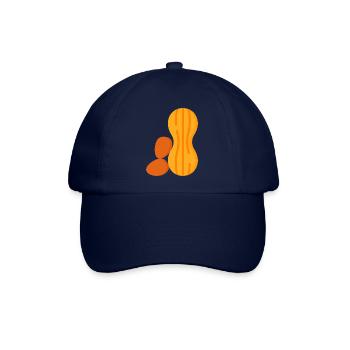 Erdnuss - Baseballkappe - Blau/Blau - Vorne
