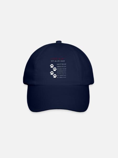 Ohne Flat ist alles doof - Baseballkappe - Blau/Blau