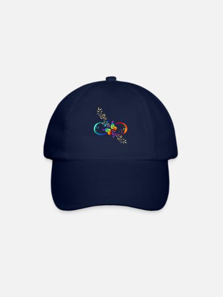 Every Butterfly - Baseballkappe - Blau/Blau