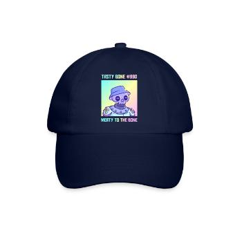 Fleischig bis auf die Knochen - Baseballkappe - Blau/Blau - Vorne