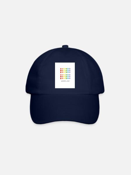 Love is Love - Baseballkappe - Blau/Blau