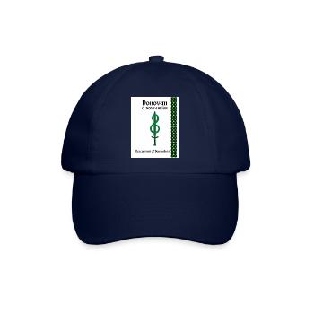 Donovan Familienname - Baseballkappe - Blau/Blau - Vorne