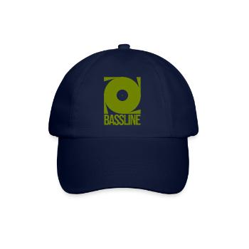 Elektronische Musik Bassline Geschenk - Baseballkappe - Blau/Blau - Vorne