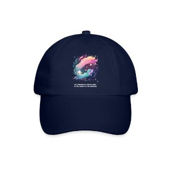 Die Schönheit des Universums - Baseballkappe - Blau/Blau - Vorne