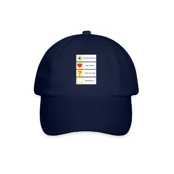 Gewaltfreie Kommunikation - Baseballkappe - Blau/Blau - Vorne