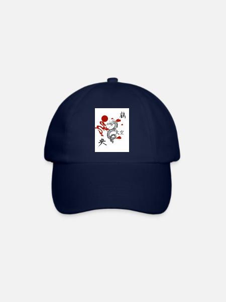 China Drachen - Baseballkappe - Blau/Blau