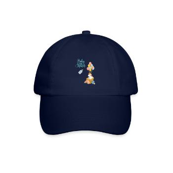 Babyshower 2 - blau - Baseballkappe - Blau/Blau - Vorne