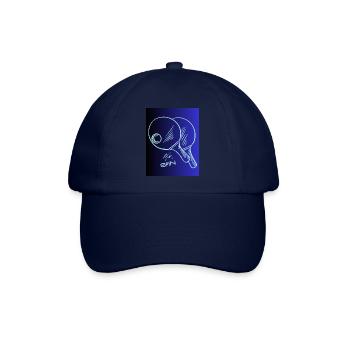 Mr Spin Tennis Tischtennis - Baseballkappe - Blau/Blau - Vorne