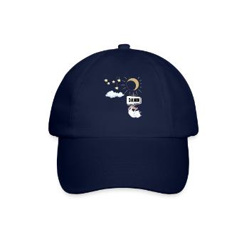 damn katze - Baseballkappe - Blau/Blau - Vorne