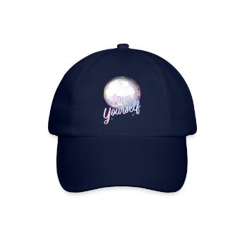 Love yourself Seifenblase - Baseballkappe - Blau/Blau - Vorne