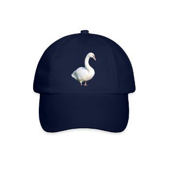 Schwan Ente Vogel Gans - Baseballkappe - Blau/Blau - Vorne