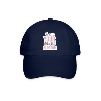 Let your dreams blossom 2 - Baseballkappe - Blau/Blau - Vorne