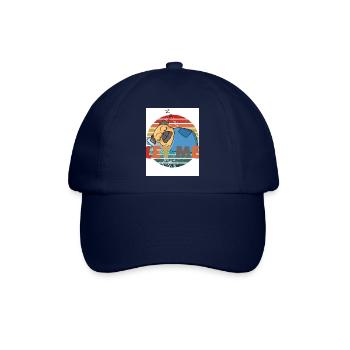 Lass mich. Schlafen. - Baseballkappe - Blau/Blau - Vorne