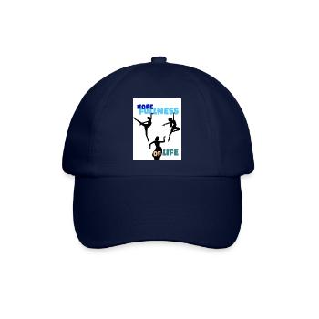 Hoffnung auf das Leben. Die Hoffnung auf Leben. - Baseballkappe - Blau/Blau - Vorne