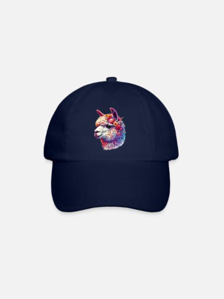 Alpaka - Baseballkappe - Blau/Blau