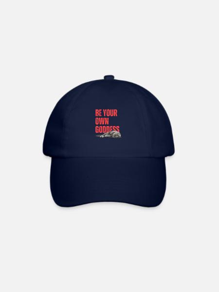 Be your own Goddess - Baseballkappe - Blau/Blau
