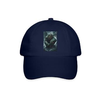Riese Norwegen Mythologie Geschenk - Baseballkappe - Blau/Blau - Vorne