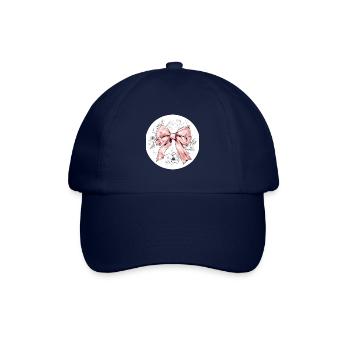 Schleife Seide Glamour Geschenk - Baseballkappe - Blau/Blau - Vorne