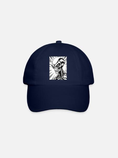 Alien - Baseballkappe - Blau/Blau