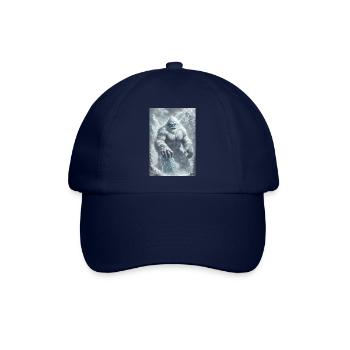 Yeti Legende Mythos Geschenk - Baseballkappe - Blau/Blau - Vorne