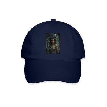 Medusa Mythologie Mythos Geschenk - Baseballkappe - Blau/Blau - Vorne