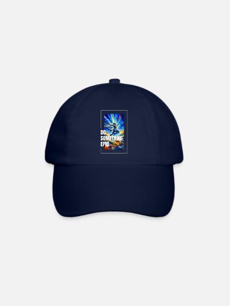 Do something epic - Baseballkappe - Blau/Blau