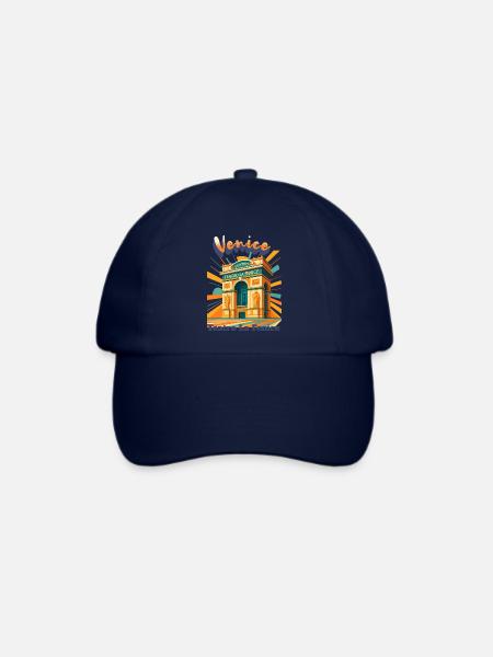 Venice Theater Illustration - Baseballkappe - Blau/Blau