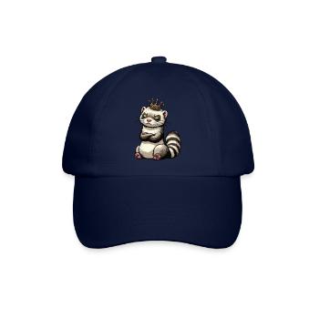 Frettchen Frettchenhalter Frettchenbesitzer - Baseballkappe - Blau/Blau - Vorne