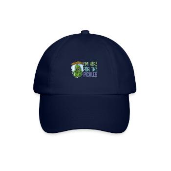 Vegan Gurke Obst Essiggurke Garten Gesund - Baseballkappe - Blau/Blau - Vorne