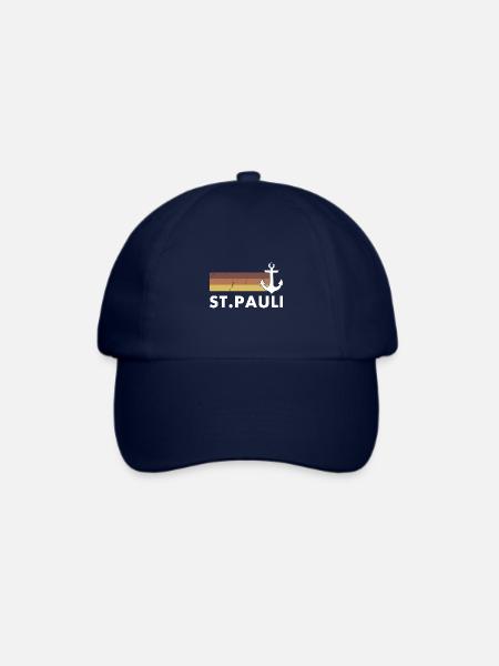 Sankt Pauli Hamburg Norddeutschland Moin - Baseballkappe - Blau/Blau