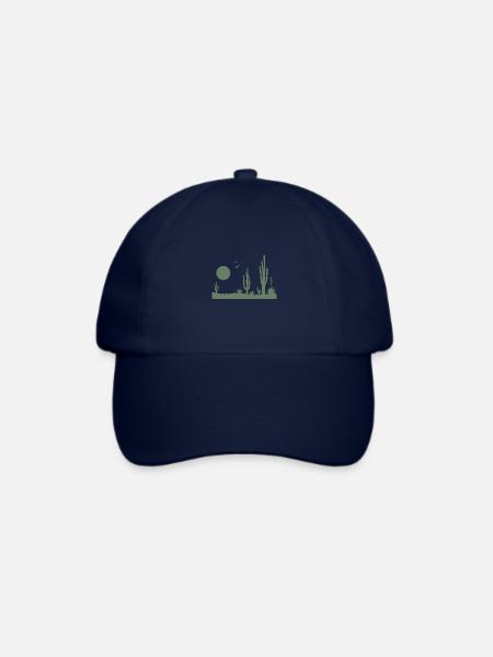 Wüste Wüstenlandschaft - Baseballkappe - Blau/Blau