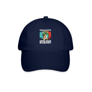 Geologie Geologe Studium Beruf Fossilien - Baseballkappe - Blau/Blau - Vorne