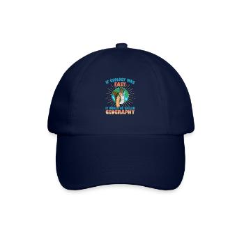 Geologe Fossilien Beruf Steine Hammer Spruch - Baseballkappe - Blau/Blau - Vorne