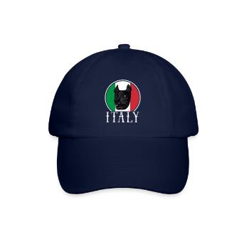 Wolf Rom Antike Mythologie Italien Geschichte - Baseballkappe - Blau/Blau - Vorne