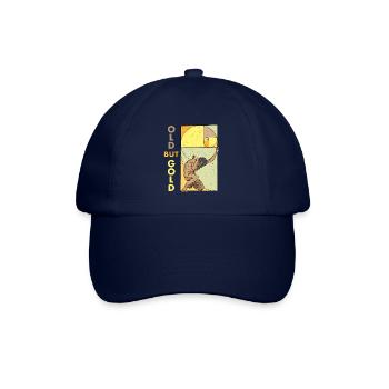 Geometrie Goldener Schnitt Fibonacci Spirale - Baseballkappe - Blau/Blau - Vorne