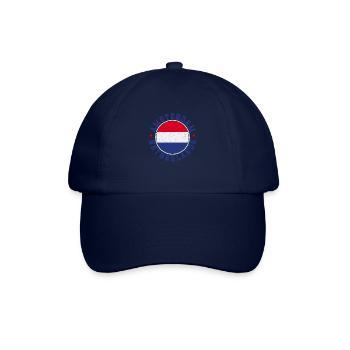 Niederlande Flagge Landesfarben Herkunft - Baseballkappe - Blau/Blau - Vorne