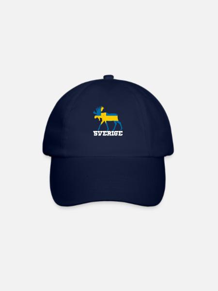 Skandinavien National Schweden Sverige Volk - Baseballkappe - Blau/Blau