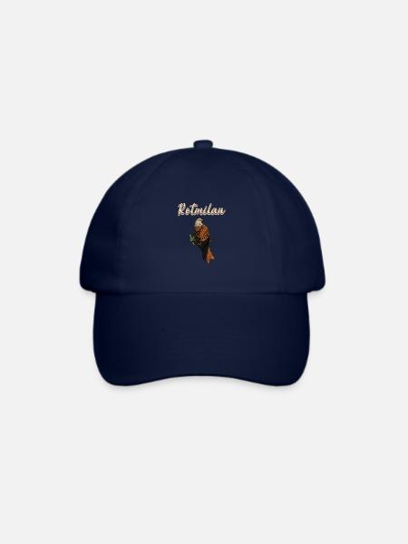 Vogel Natur Schützer Rotmilan Greifvogel Wald - Baseballkappe - Blau/Blau